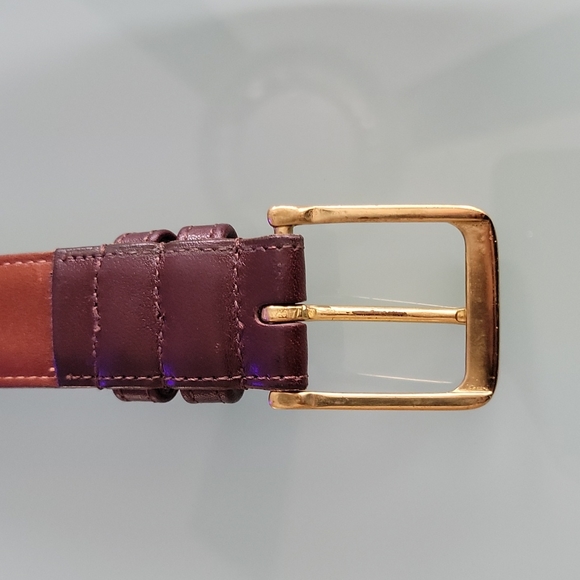 Coach. Leather belt. - Picture 4 of 12
